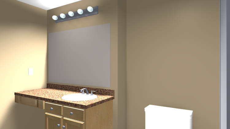 The Sierra II - Std Master Bath Vanity